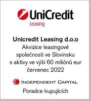 Unicredit Leasing d.o.o., akvizice leasingové společnosti ve Slovinsku s aktivy ve výši 60 milionů eur, červenec 2022 (poradce kupujících)